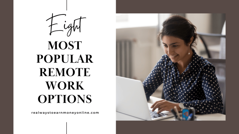 Eight of the Most Popular Ways to Work From Home